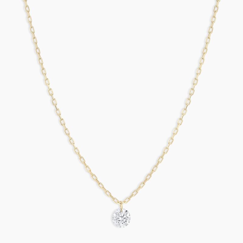 Floating Diamond Necklace